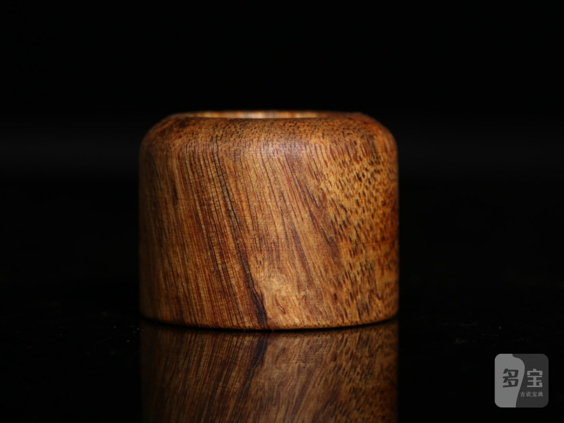 越南芽庄 野生树心 黄棋楠扳指｜收藏传承品 - 图11